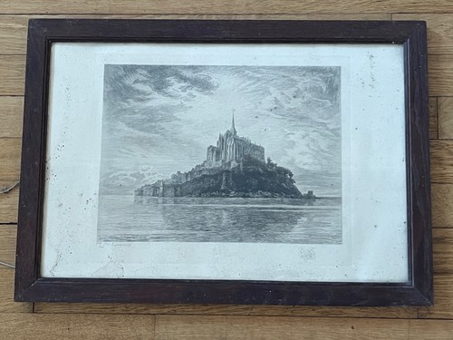 Tableau ancien eau fort - tableau,