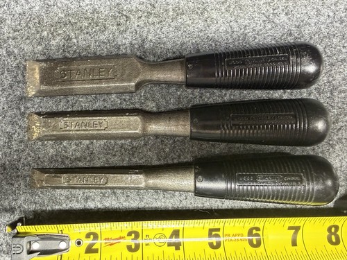 Vintage stanley wood chisel - stanley,