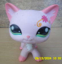MP/ HASBRO LITTLE PETSHOP JUMBO XXL YEAR 2008 EUROPEAN CAT PINK YEAR 2008 N°2