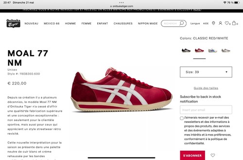 Onitsuka tiger moal nm - onitsuka,