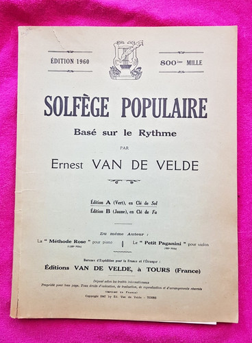 Livre ancien solfège - ,