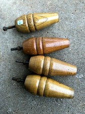 n°1) lot 4 pieds en bois /