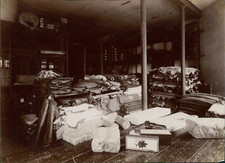 France, Blois, Manufacture Chaussures Rousset Vintage Albumen Print.  Print 