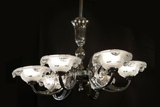 Lustre d'époque Art Deco /