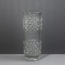 Frantisek Peceny & Hermanova Sklo Union Vintage Space Age Glass Cylinder Vase