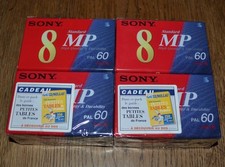 8 Cassettes K7 Sony -