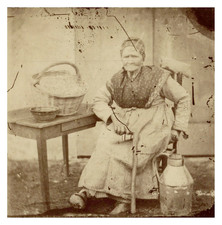 Albert Gilles, Old Seated Peasant Albert Gilles Collection. Original Vin