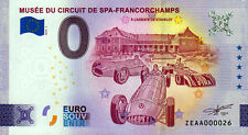 Zero Euro Note - 0 Euro - Belgium - Musee de Circuit de Spa - Francorchamps 2024