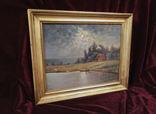 Tableau Ancien Peinture Huile