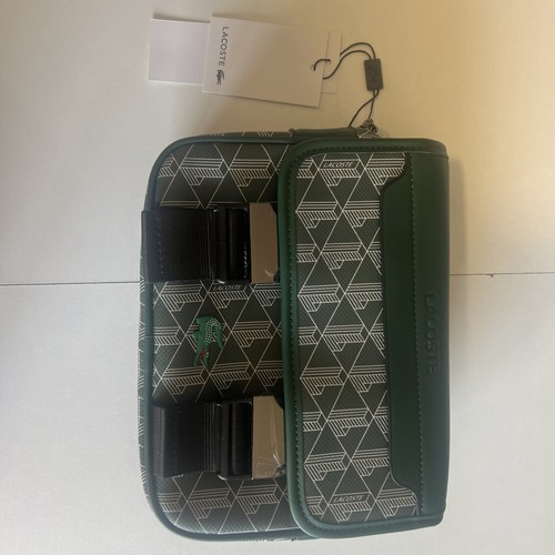 Saccoche lacoste homme verte