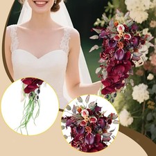 Bouquet de mariée en cascade