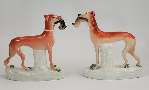 Rare paire chiens chasse - rare,