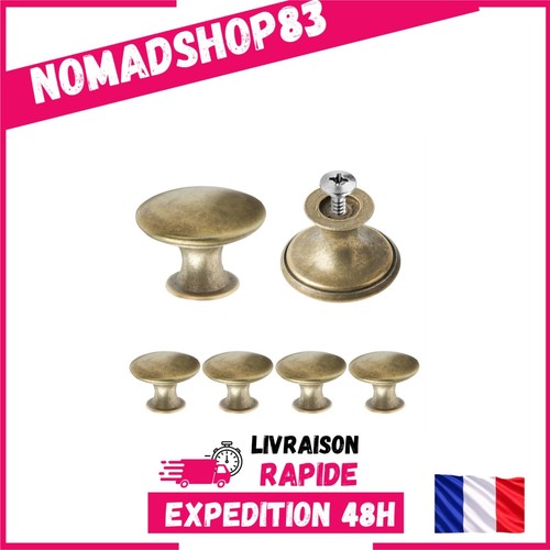 Boutons meuble laiton - boutons,