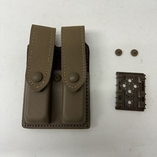 Safariland ELS Mount Double Pistol Reload Pouch 9mm Coyote Brown Sig Glock M&P