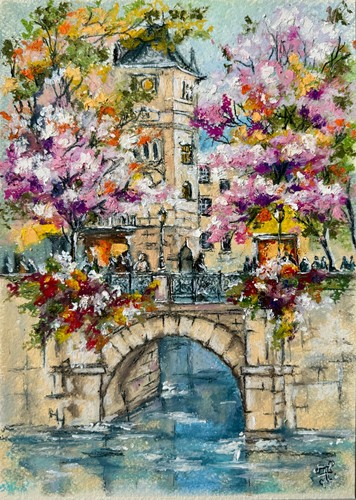 Paris art original paysage - paris,