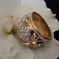 Bague Plaqué Or Taille 54