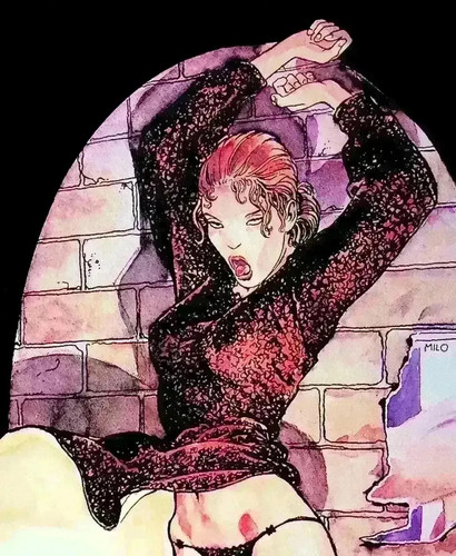 Milo manara lithographie perte - milo,