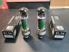EL34 -electro harmonix- matched pair Electronic Tube/Pentode Power Valve