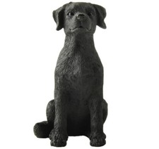 3.25" Labrador Dog Sitting Up Figurine - Black Lab Gift, Statue, Decor