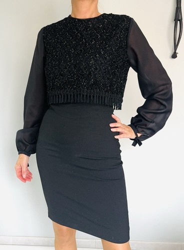 Blouse nylon vaporeuse - crop, à