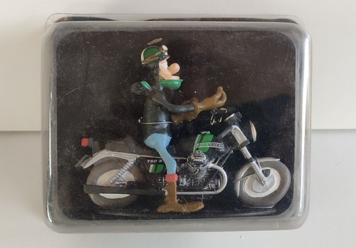 Figurine moto résine joe - moto, en