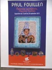 FOUILLEN Paul Affiche originale Henriot Quimper Maurice Fouillen Art déco 2015