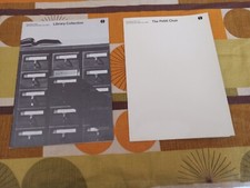 2 Vintage Knoll Associates Libray Collection The Petitt Chair Brochure