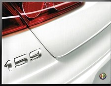 Alfa Romeo 159 2010-2012 UK Market Brochure Saloon & Sportwagon Turismo Lusso Ti