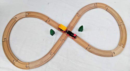 Ancien jeux bois circuit - en,