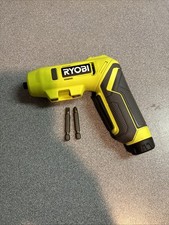 Ryobi USB 4-Volt Lithium Screwdriver Kit With Pivoting Head FVD50 W/ 2 Tips
