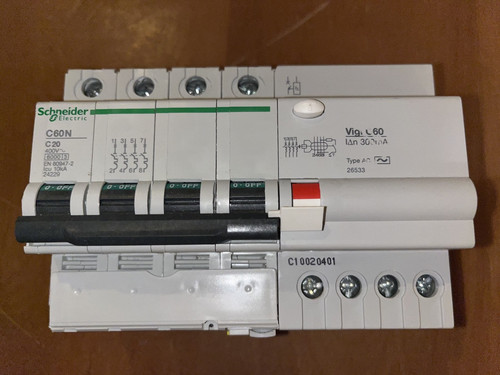 Disjoncteur differentiel tetra - disjoncteur,