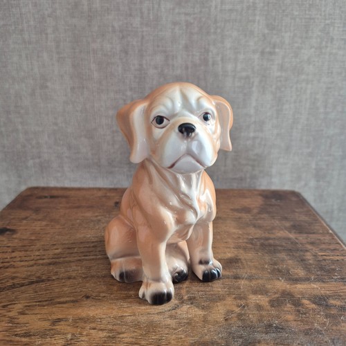 Figurine chien boxer vintage - figurine,