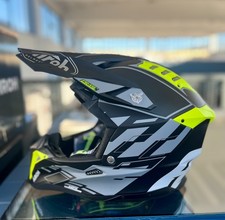 AV3RAM35 Motorcycle Cross Enduro Helmet Airoh Aviator 3 Rampage Black Matt Size S