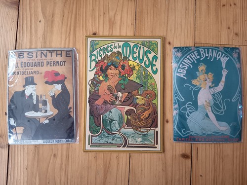 Lot plaques publicitaires - 3,