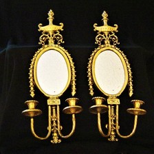 Pair of Antique,solid Brass
