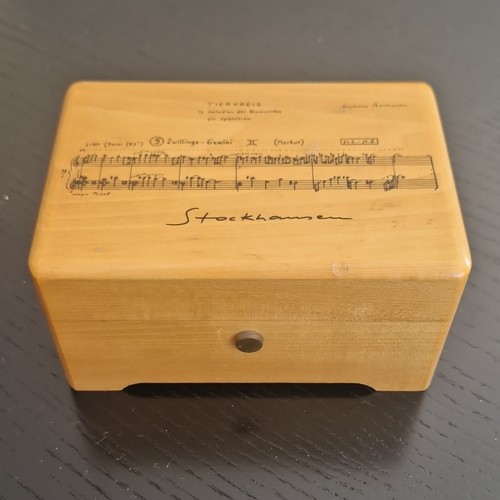 Stockhausen boîte musique - boîte, à