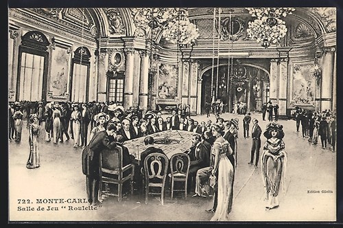 Cpa monte carlo salle jeu - cpa,