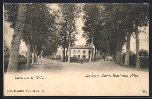 Cpa arlon spetz - arlon,, quatre