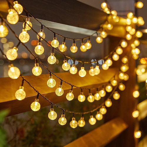 Guirlande lumineuse boules - guirlande,