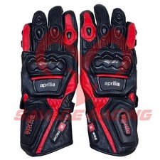 Aprilia Motorcycle Leather Racing Gloves Motorcycle MotoGP High Quality Gloves