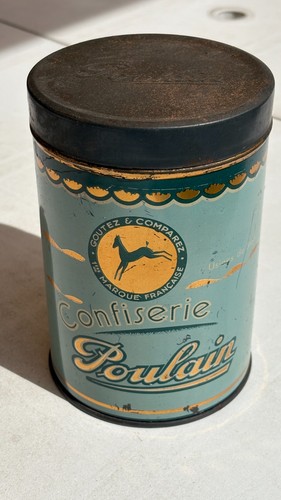 Ancienne boite fer chocolat - fer,