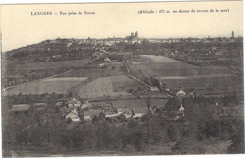 Langres vue prise de buzon - langres,