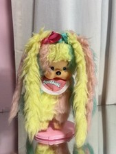 Harajuku MI Monchichi yellow Teal Pink Pastel Girl Am I A  Sekiguchi