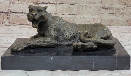 élégant bronze statue - Élégant, un