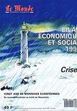 Le Monde   Hors Serie Bilan Economique Et Social 1992 : Bilan Economique Et Soci