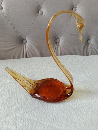 Cygne verre soufflé - en, –