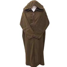 Homme Marocain Laine Mélange Marron Long à Capuche Manche Thobe Juba Djellaba