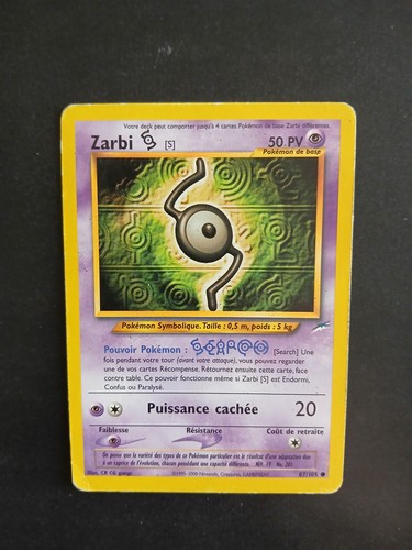 Carte pokémon zarbi s - pokémon,