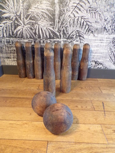 Ancien jeu 1900 quilles - jeu,