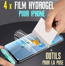 Film Hydrogel Protège Écran + Outils iPhone 14 13 12 11 Mini Pro Max SE X 8 7 6